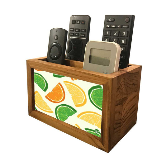 Tv Remote Caddy Organizer For TV / AC Remotes -  Sweet Lime Nutcase