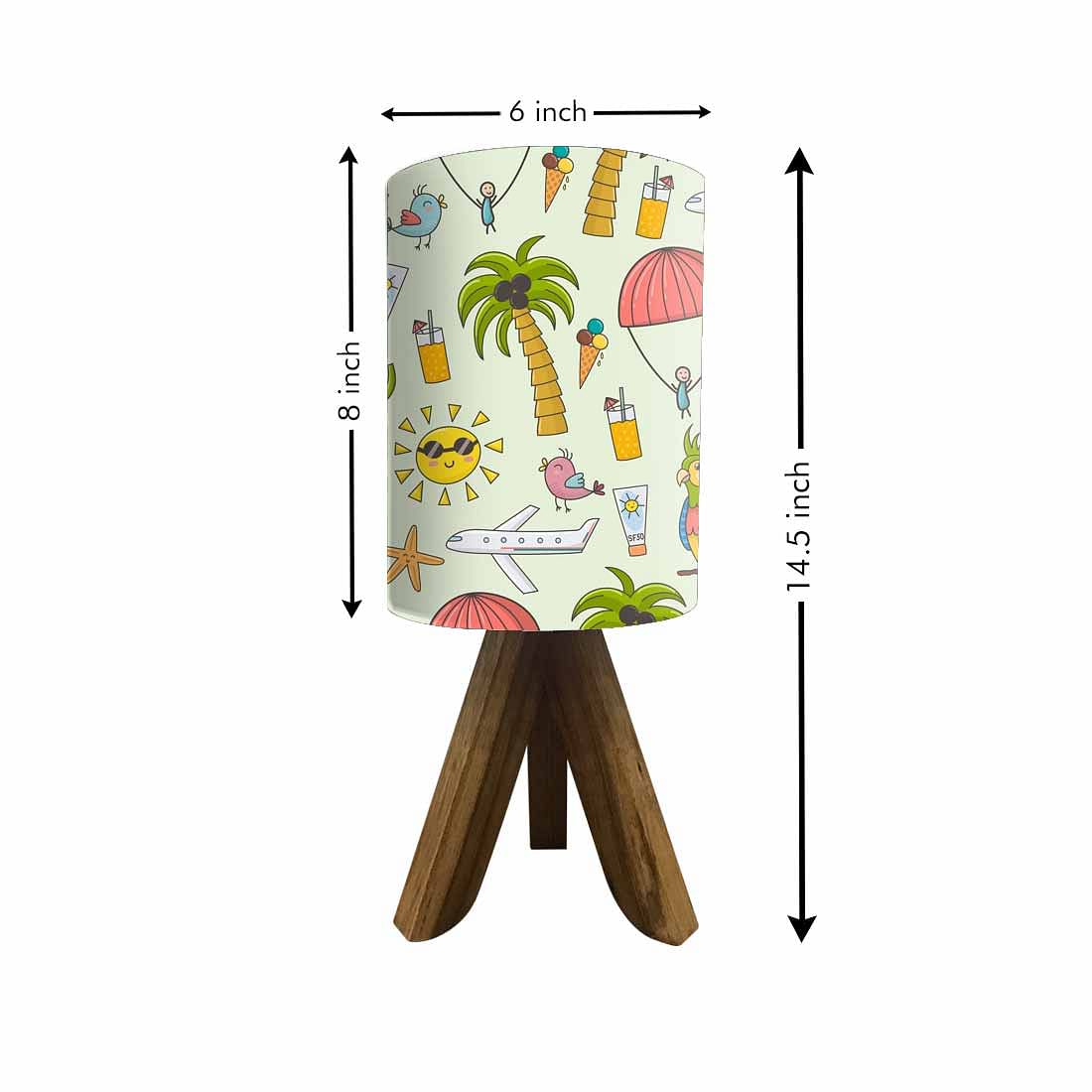 Wooden Led Lamp For Kids - Summer Collection Nutcase