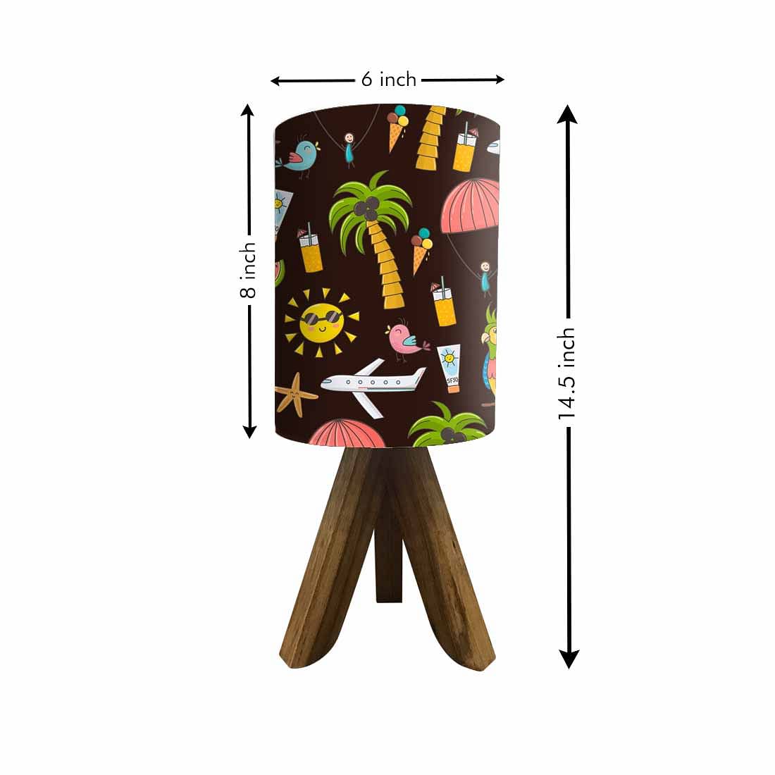 Wooden Bed Lamps For Kids - Beach Collection Nutcase