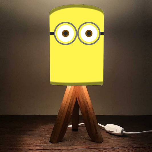 Wooden Led Lamp For Bedroom - Eyes Nutcase