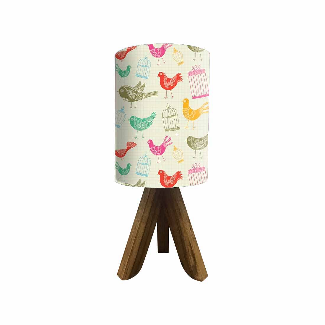 Unique Wood Table Lamps For Bedroom - Birds Nutcase