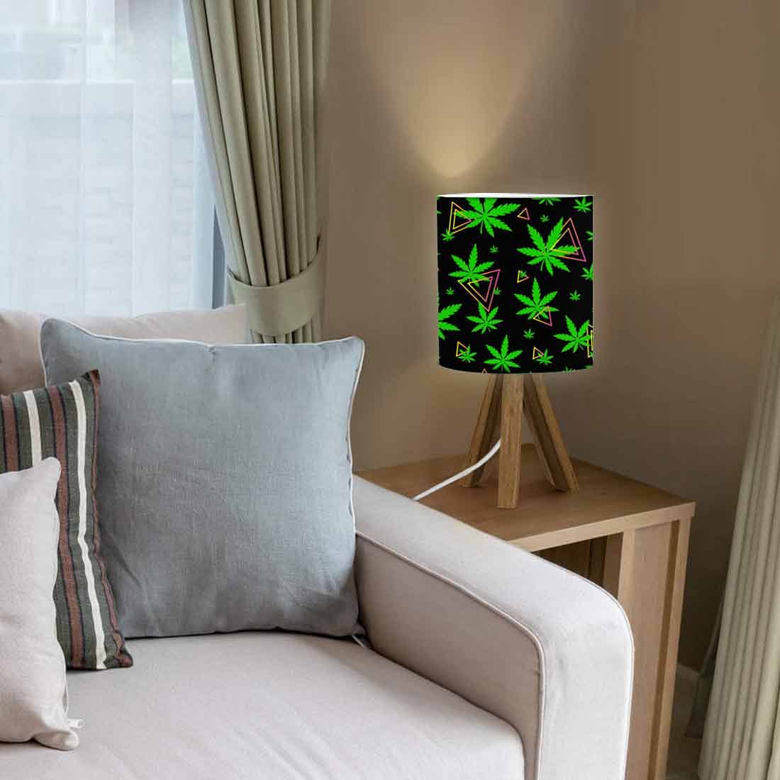 Wooden Reading Lamp For Bedroom - Happy High Leaves Nutcase