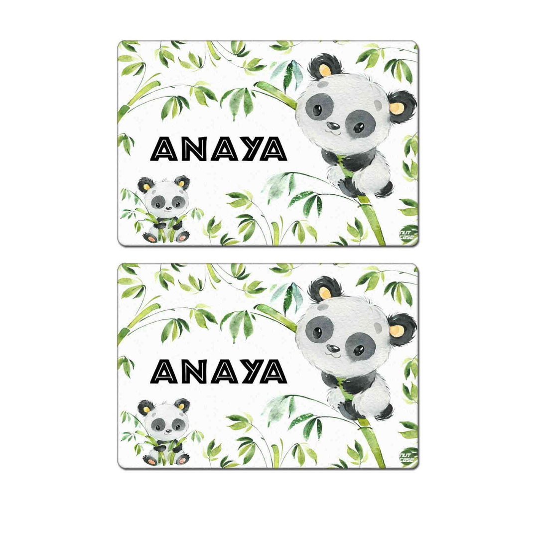 Personalized Tablemat Return Gifts for First Birthday Party - Cute Panda