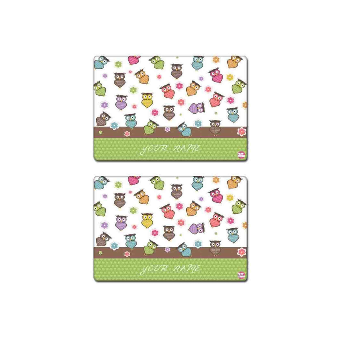 Customized Placemats Unique Return Gift ideas for 1st Birthday Party - Cute Owl