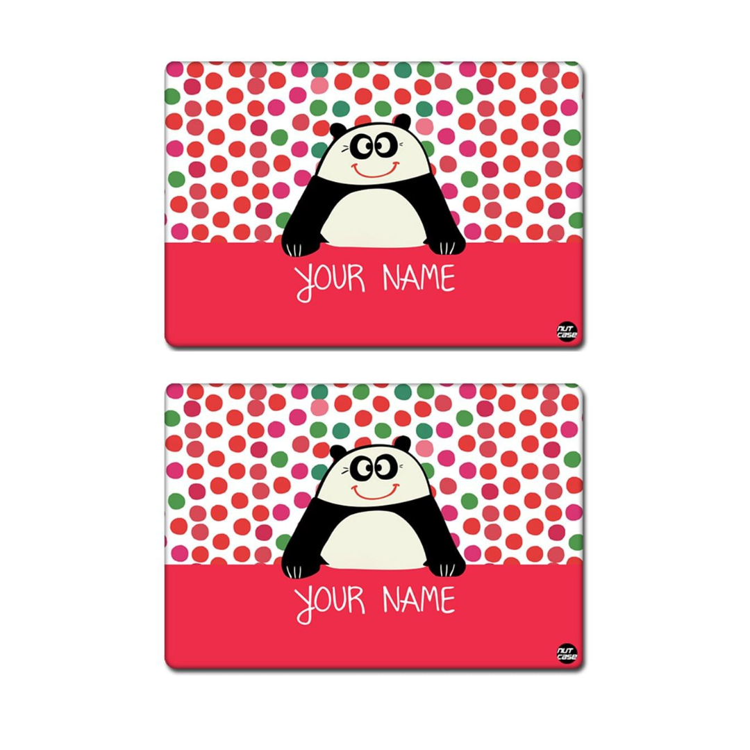 Personalised Table Mats for Return Gifts for 1st Birthday Party - Panda