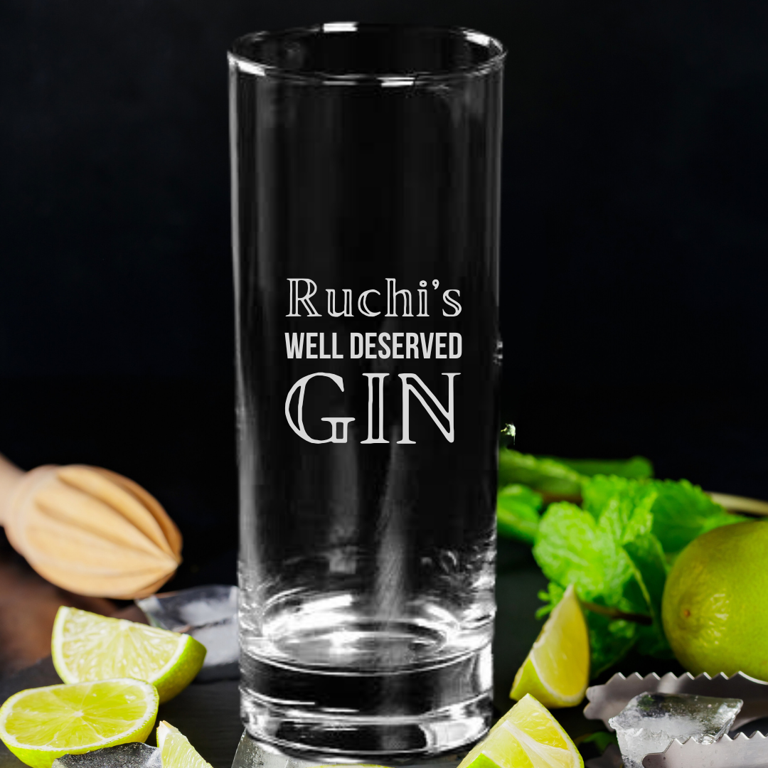 Personalized Highball Glasses