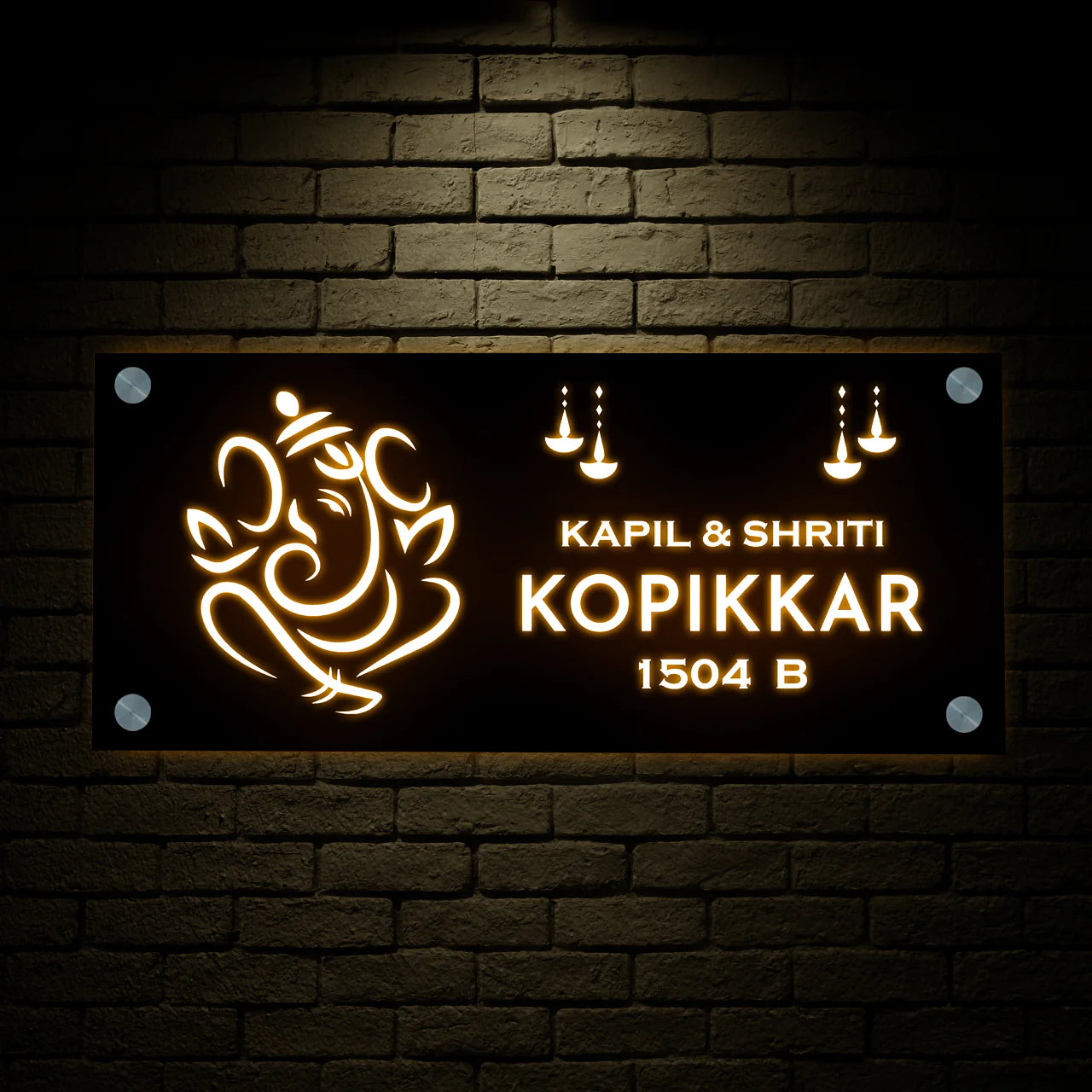 GANESHA NAME PLATE