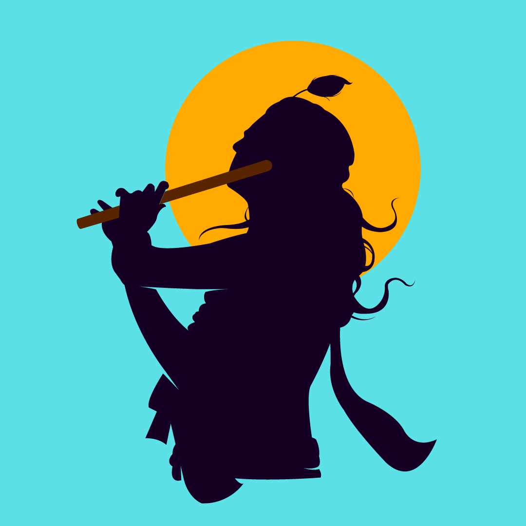 Krishna Name Plate