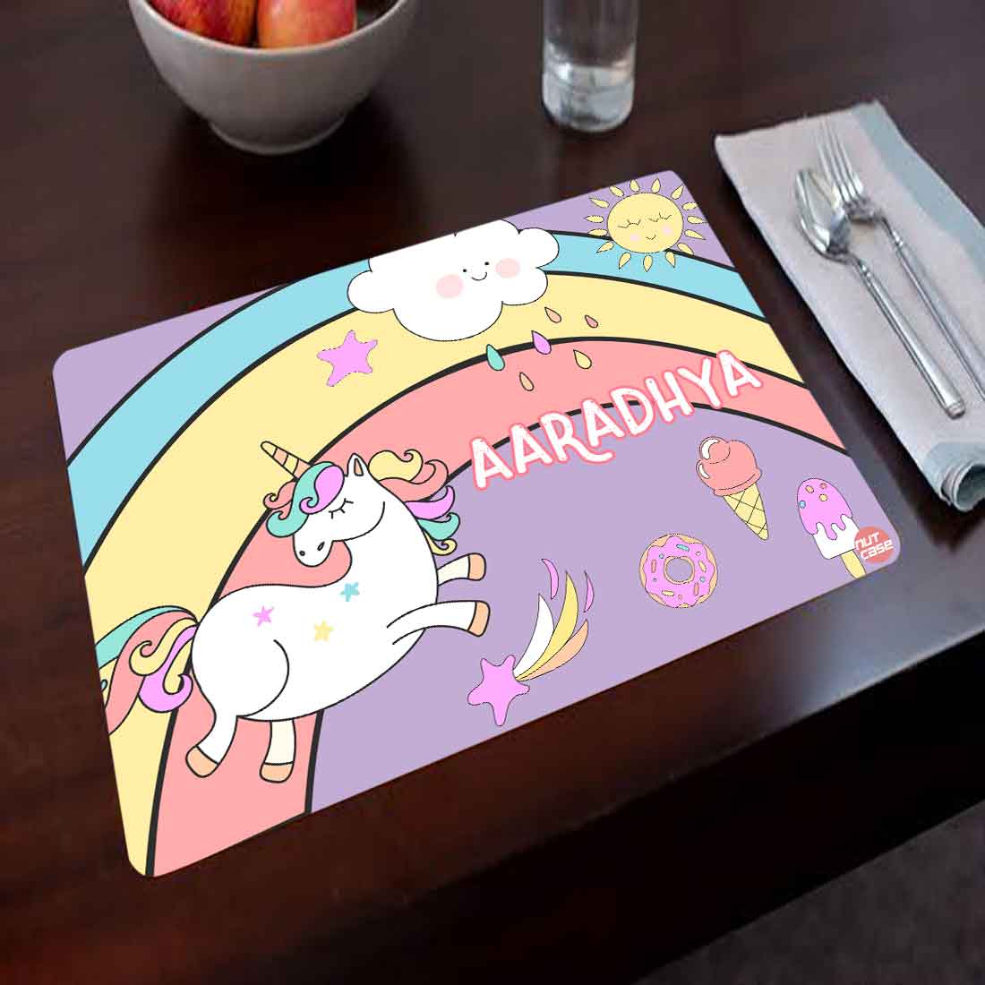 Personalized Table Mat For Kids School Customized Placemats