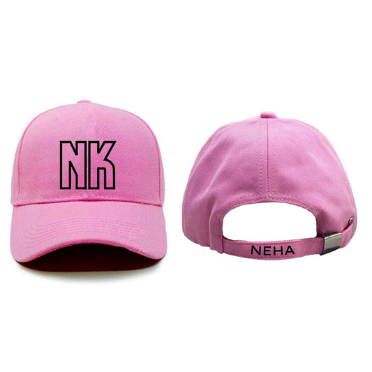 Ladies Cap - Pink Baseball Cap for Women - Name