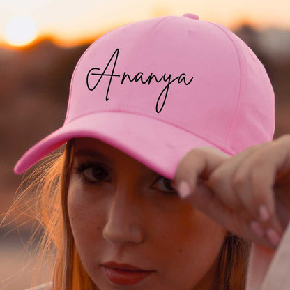 Cute Cap for Women - Pink