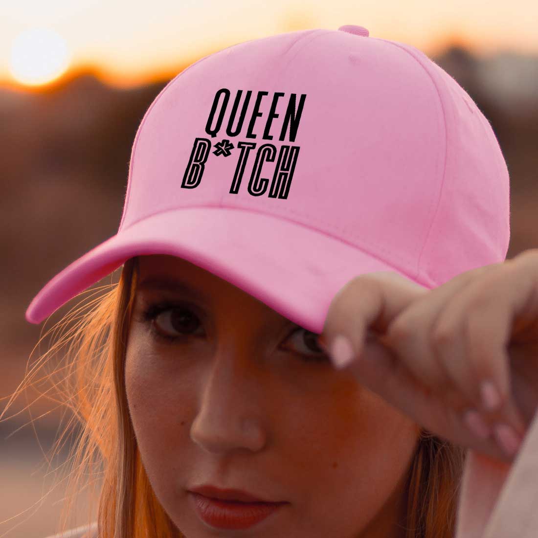 Pink Cap for Ladies Baseball Cap - Queen