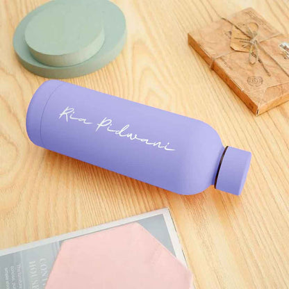 Customized Water Bottles with Names Stainless Steel Double Insulated Water Bottles for Travel Office Gym Home - BPA Free, Leakproof