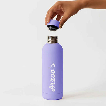 Custom Insulated Water Bottles Stainless Steel  Bottle for Travel Office Gym Home - BPA Free, Leakproof