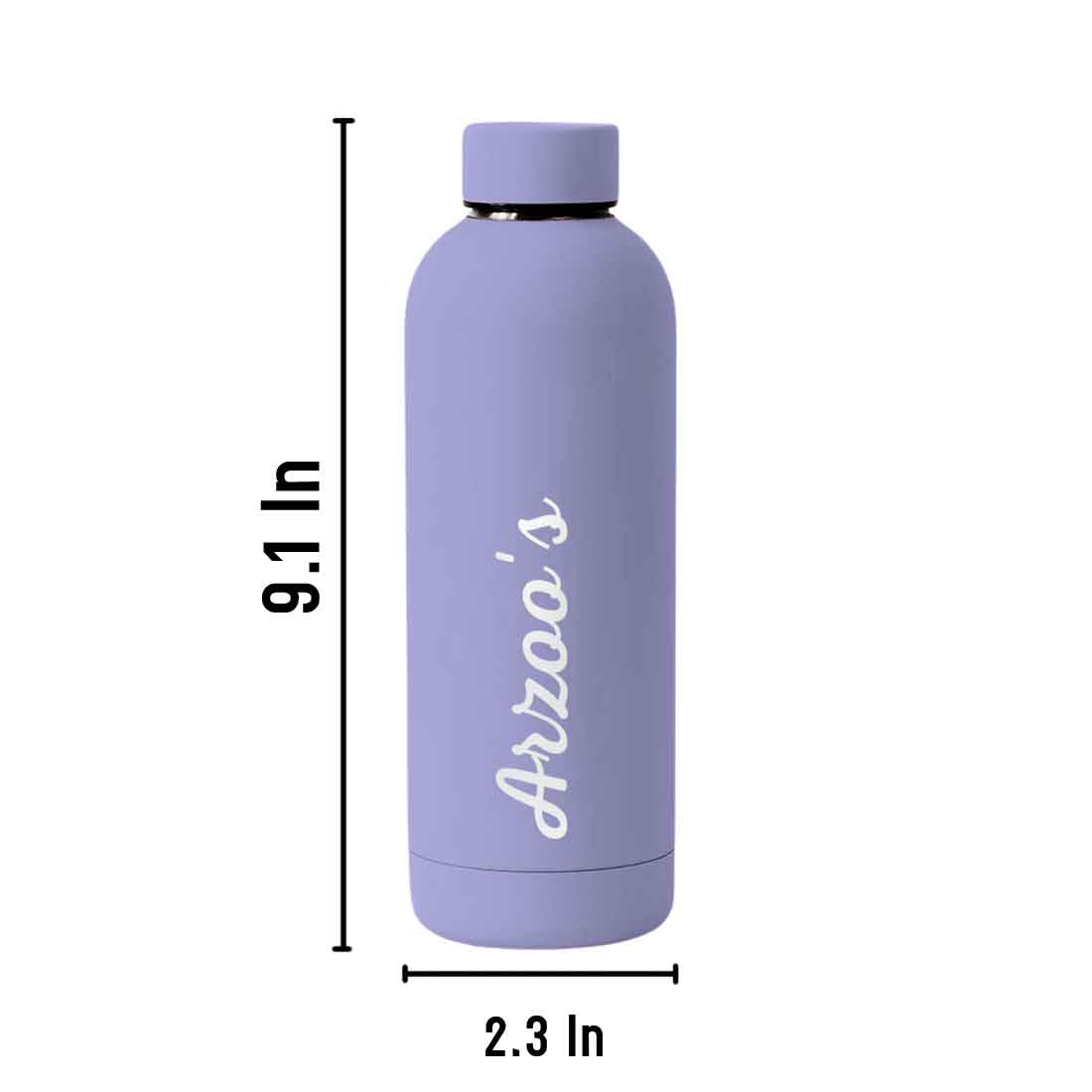 Custom Insulated Water Bottles Stainless Steel  Bottle for Travel Office Gym Home - BPA Free, Leakproof