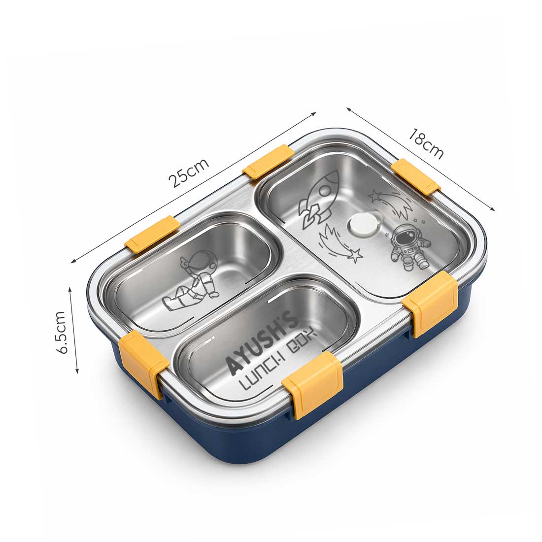 Customized Stainless Steel Childrens Lunch Box Insulated Tiffin Box