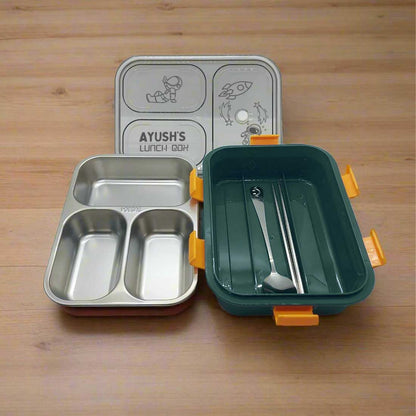 Customized Stainless Steel Childrens Lunch Box Insulated Tiffin Box