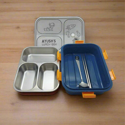 Customized Stainless Steel Childrens Lunch Box Insulated Tiffin Box