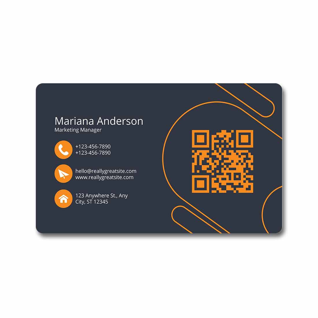 digital business card with qr code