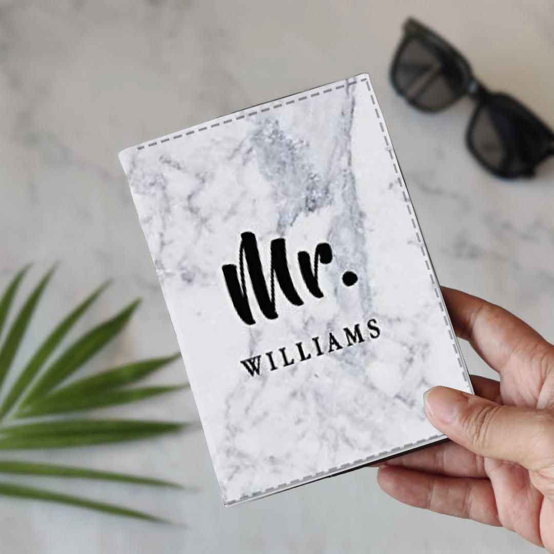 Personalized Mr & Mrs Couples Passport Covers Suitcase Tag - Mr Traveller