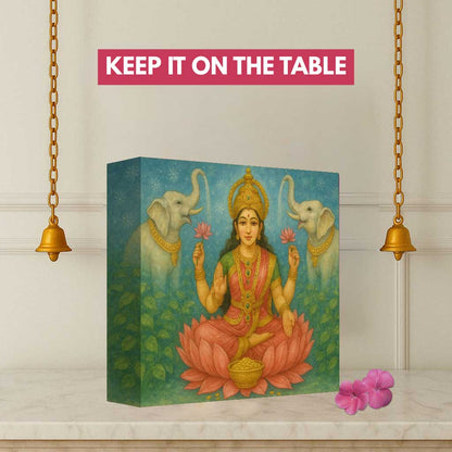 Laxmi Lamp – Divine Goddess Light for Home Temple, Table or Wall Décor