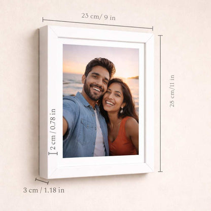 Personalized Thick Photo Frames for Wall - Acrylic Black & White Photo Frames