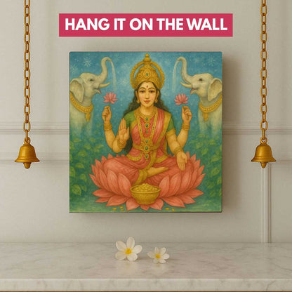 Laxmi Lamp – Divine Goddess Light for Home Temple, Table or Wall Décor