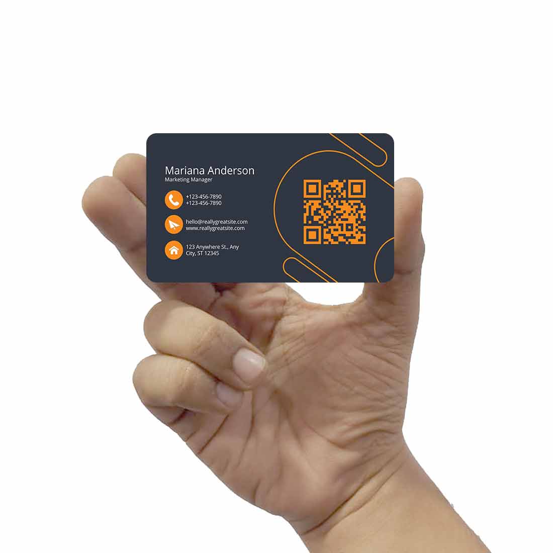 business cards with a qr code