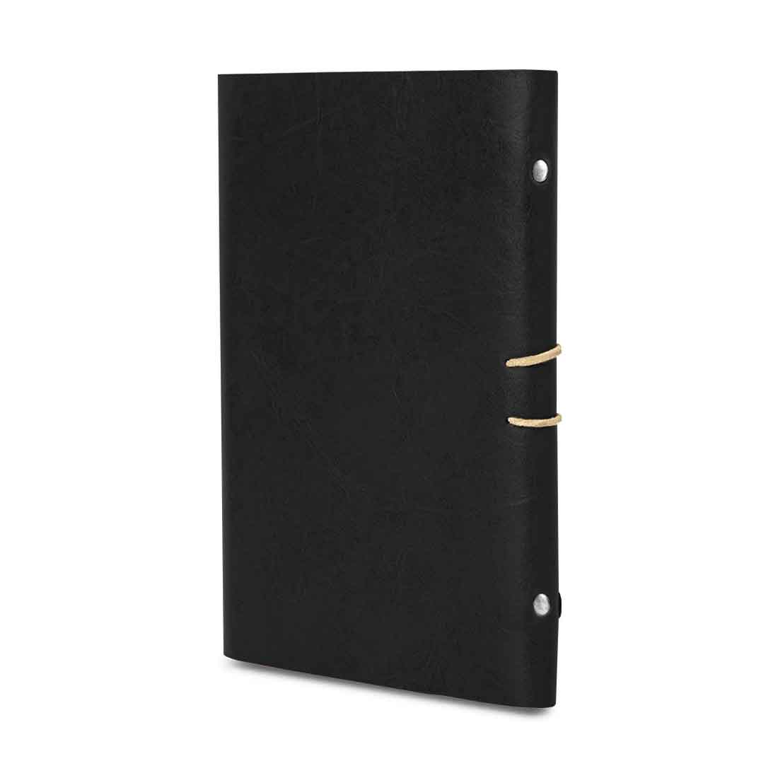 Personalized Diary with Name and Charms - Premium PU Leather Diaries and Black Pen