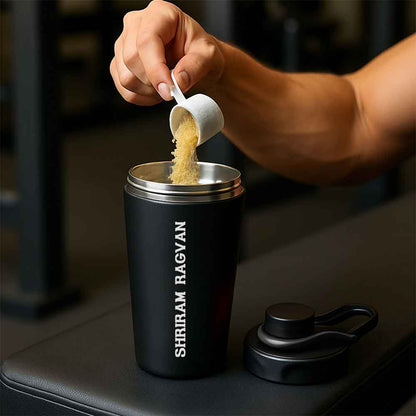 Customized Protein Shaker Bottle for Workouts Custom Gym Sipper with Whisk Ball