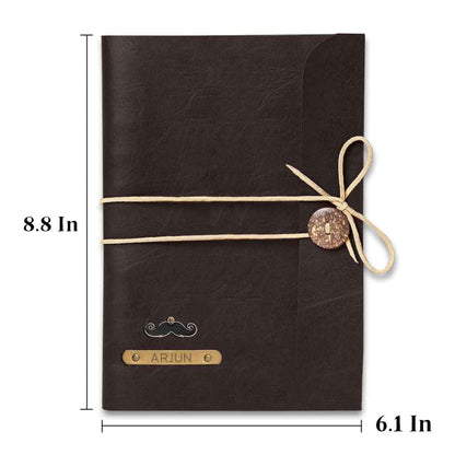 Custom Diary with Pen and Charms - Premium PU Leather Diaries and Pen