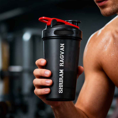 Customized Protein Shaker Bottle for Workouts Custom Gym Sipper with Whisk Ball