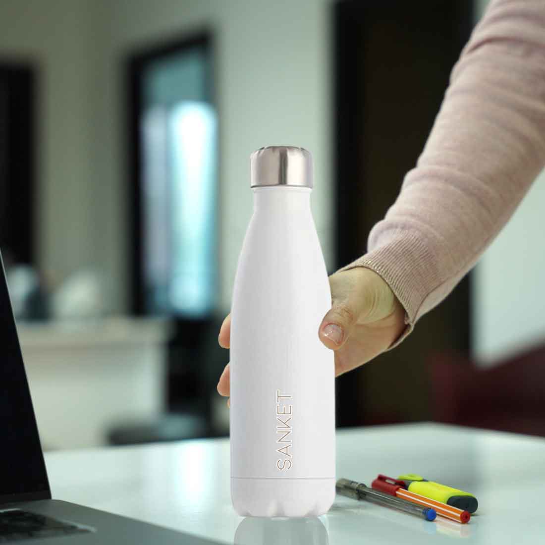 Printed Bottles of Water with Name - Personalized Insulated Water Bottles 500ml