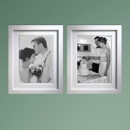 Personalized Thick Photo Frames for Wall - Acrylic Black & White Photo Frames