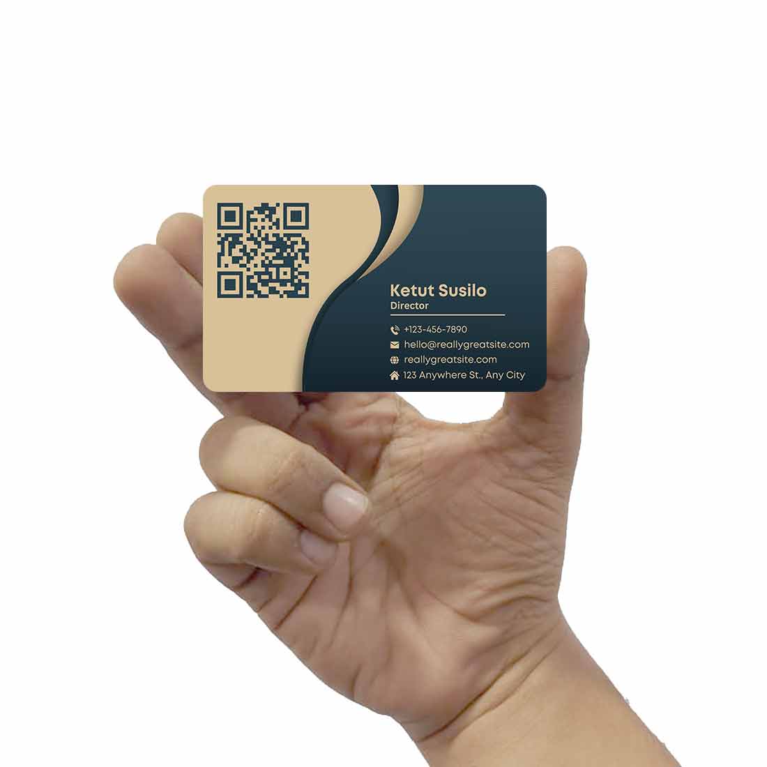 plastic business cards with qr code