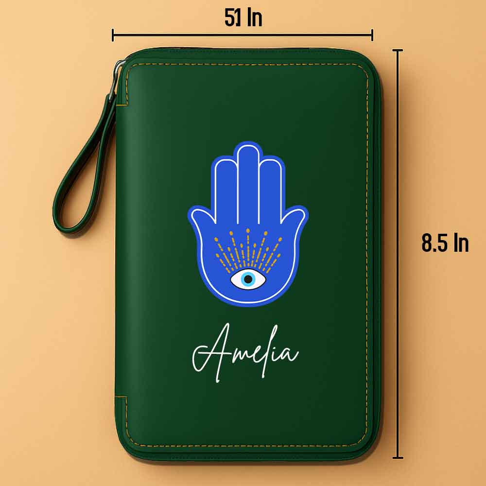 Passport Cover Personalised with Name Faux Leather Travel Wallet  & Luggage Tag Set