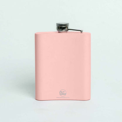 Custom Hip Flask for Ladies Stainless Steel 8oz Pink Whiskey Flask with Funnel