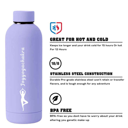 Nutcase Water Bottle Yoga For Workout Double Insulated Bottles