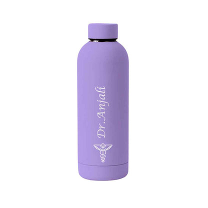 Custom Insulated Water Bottles for Doctors - Stainless Steel, BPA-Free, Leakproof Water Bottles for Travel, Hospital, Gym, and Home