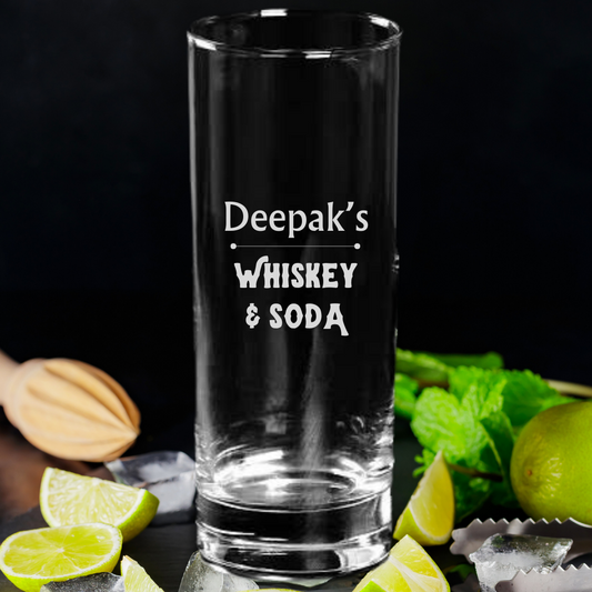 Personalized Whiskey Glass Custom Whisky glass soda Online India