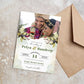 Marriage Invitation Card Design with Photo - Custom Weding Card-6x9 Inches (Acrylic or Satin on Paper Board)(25 pcs)