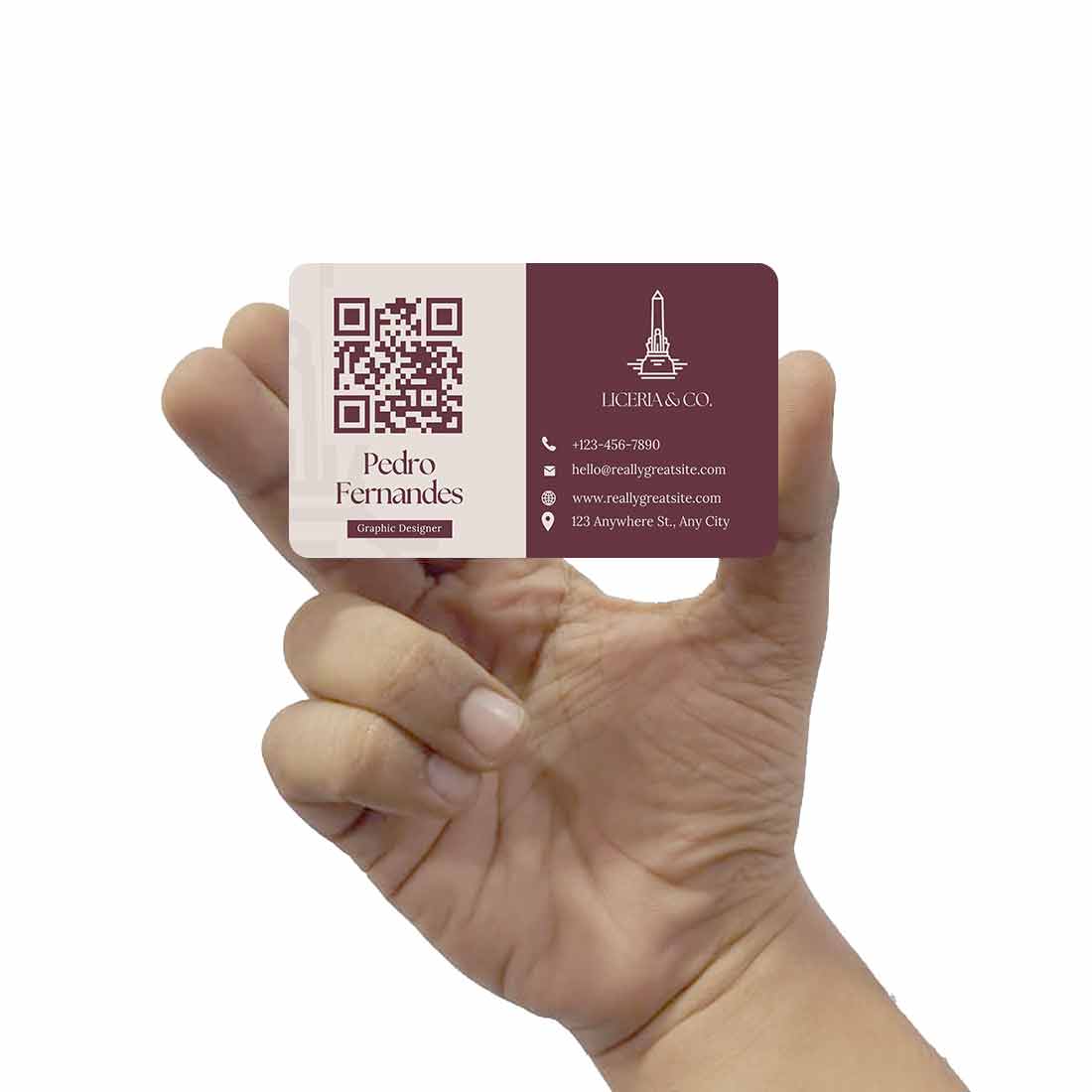 Personalized QR Code Visiting Card Smart Digital Contactless NFC Cards
