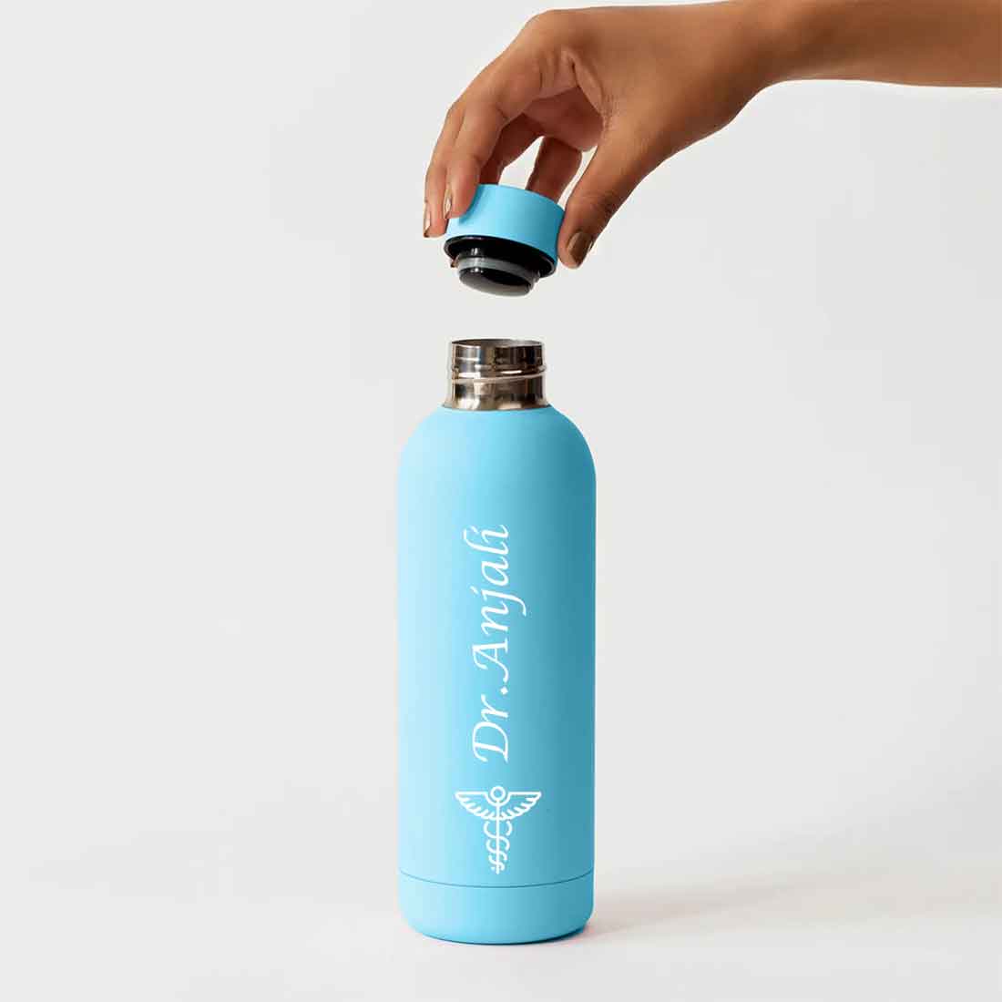 Custom Insulated Water Bottles for Doctors - Stainless Steel, BPA-Free, Leakproof Water Bottles for Travel, Hospital, Gym, and Home