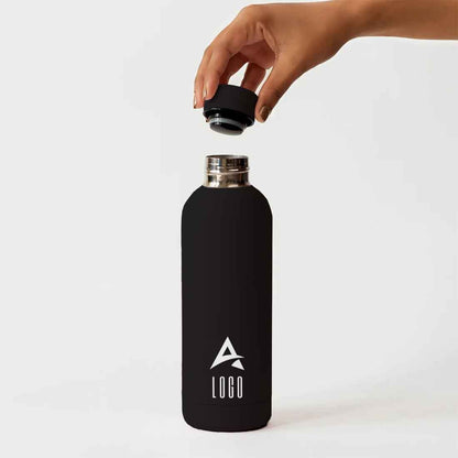 Company Logo on Bottle-Stainless Steel Double Insulated Bottle for Corporate Gift