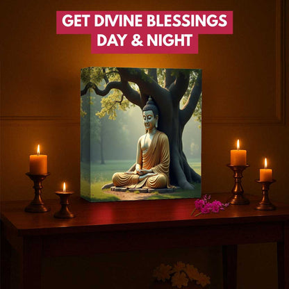 Buddha Light Lamp – Elegant Spiritual Lamp for Calm & Harmony at Home