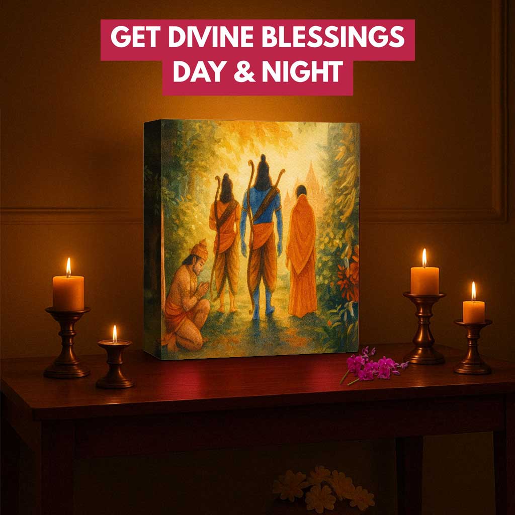 Ram Lamp Spiritual Night Light – Perfect for Gifting & Home Decoration