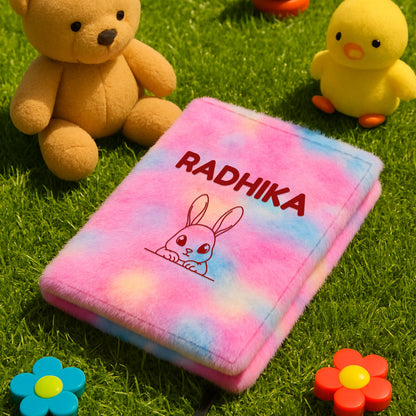 Custom Fur Diary for Kids – Soft Squishy A5 Size Notebook, Cute Fancy Journal & Perfect Birthday Gift Organizer