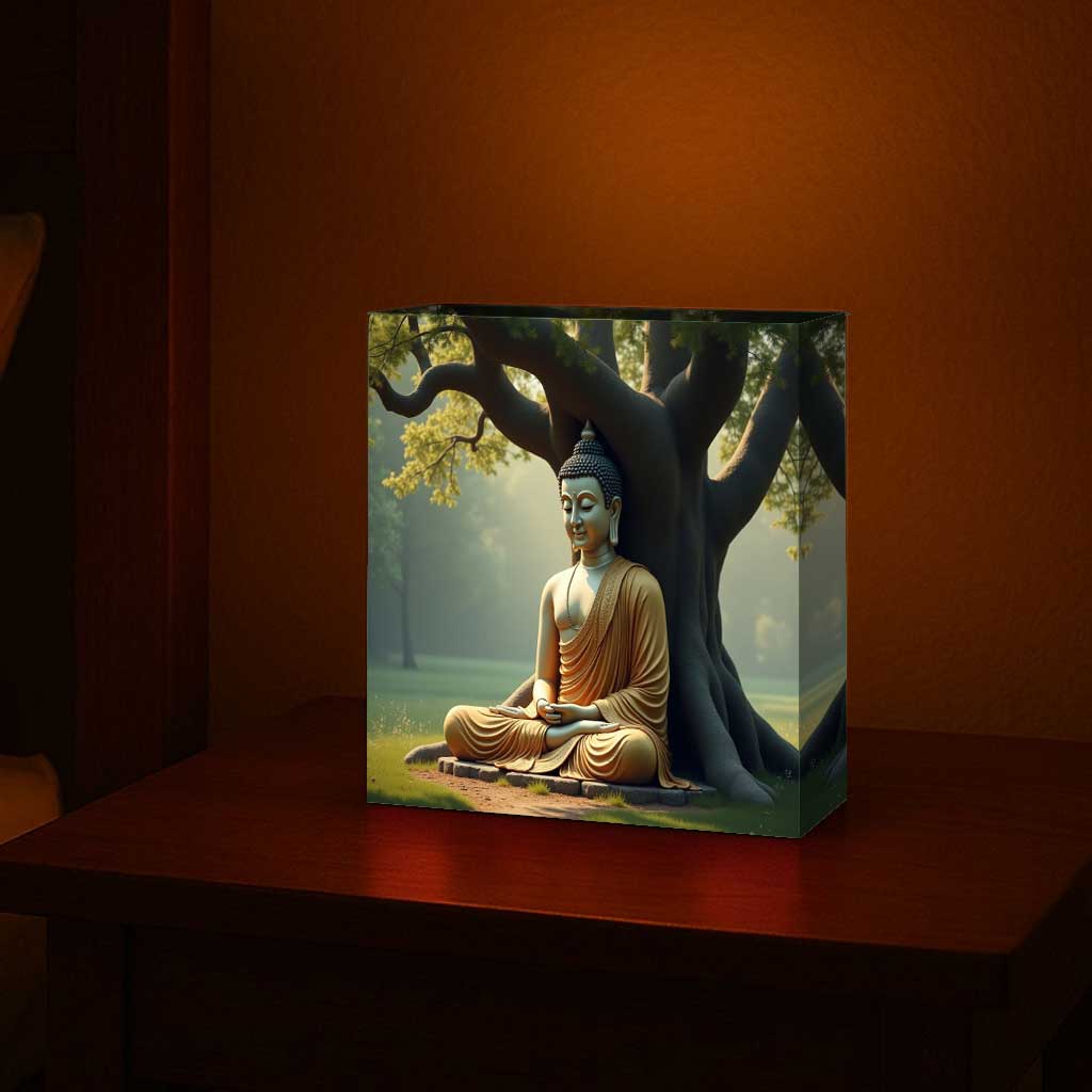 Buddha Light Lamp – Elegant Spiritual Lamp for Calm & Harmony at Home