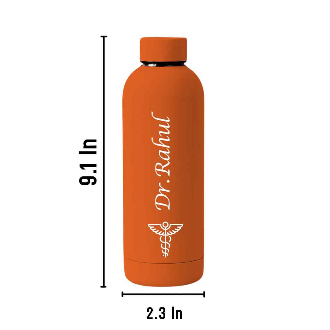 Custom Insulated Water Bottles for Doctors - Stainless Steel, BPA-Free, Leakproof Water Bottles for Travel, Hospital, Gym, and Home