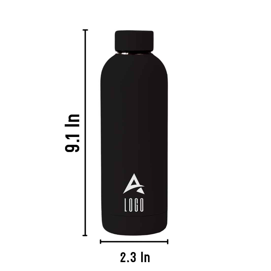 Company Logo on Bottle-Stainless Steel Double Insulated Bottle for Corporate Gift